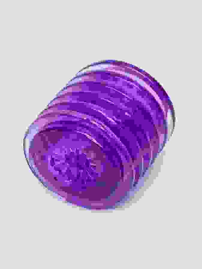 Lovehoney Head Master Purple Double Texture Blow Job Stroker, Purple, hi-res